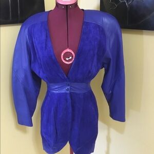 Daniel Leather and Suede jacket 🔴